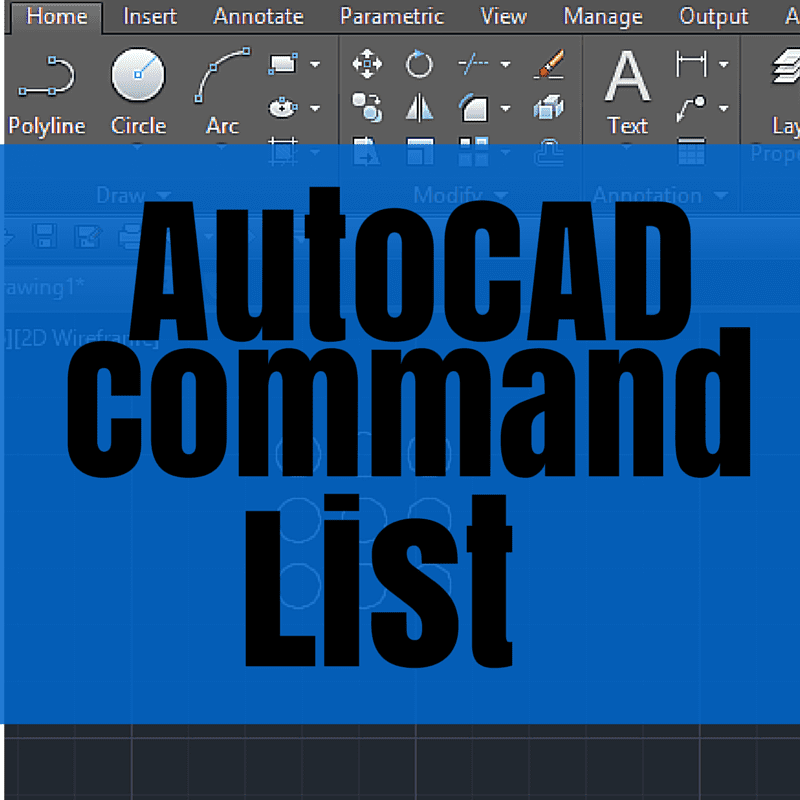 Tổng hợp tất cả các lệnh AutoCAD  QuanTriMangcom